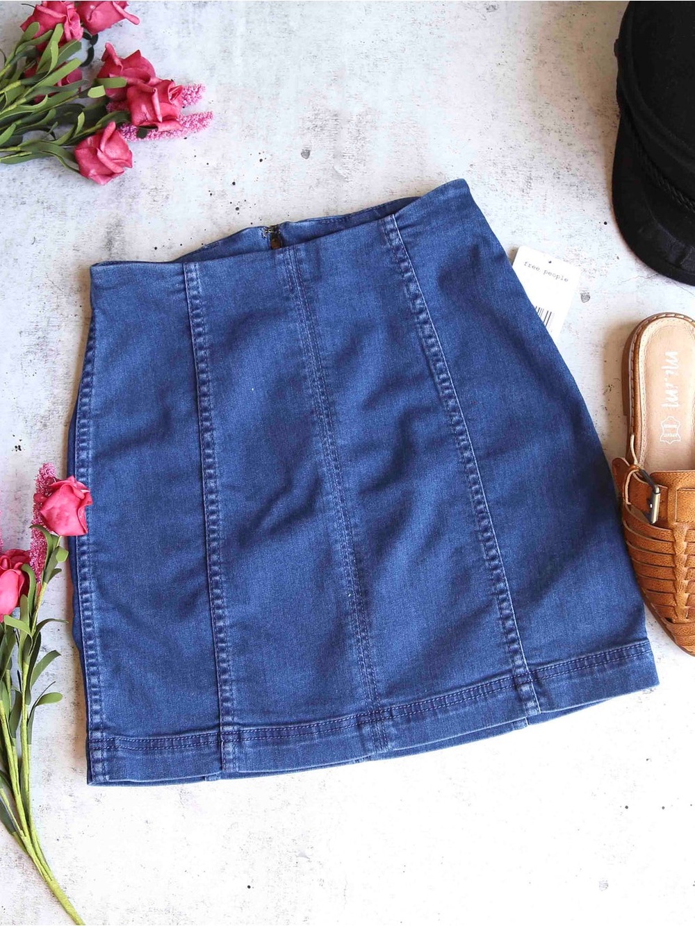 FREE PEOPLE | Modern Femme Denim Mini Skirt Size 4